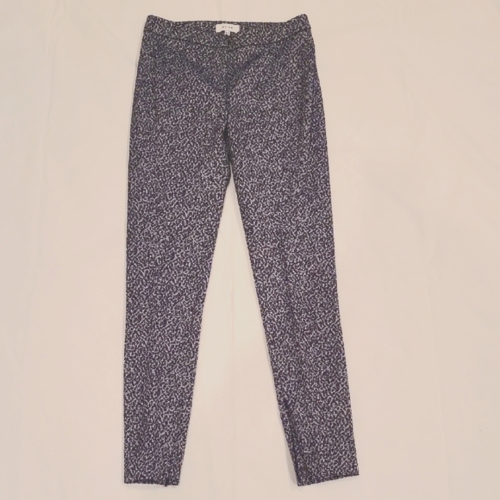 Reiss Navy and Grey Patterned Pants